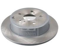 2x Disco freno Assale posteriore pieno 27238 FEBI BILSTEIN per TOYOTA
