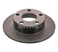 2x Disco freno Assale posteriore pieno 30 94 3846 SWAG per AUDI A6 C5