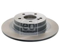 2x Disco freno Assale posteriore pieno 30555 FEBI BILSTEIN per MERCEDES-BENZ