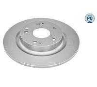 2x Disco freno Assale posteriore pieno 31-15 523 0065/PD MEYLE per HONDA