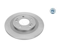 2x Disco freno Assale posteriore pieno 37-15 523 0034/PD MEYLE per HYUNDAI