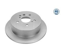 2x Disco freno Assale posteriore pieno 37-15 523 0037/PD MEYLE per LEXUS RX
