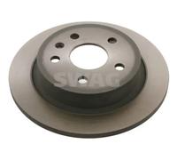 2x Disco freno Assale posteriore pieno 40 93 9187 SWAG per OPEL SAAB CHEVROLET
