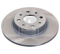 2x Disco freno Assale posteriore pieno 43843 FEBI BILSTEIN per ALFA ROMEO MITO