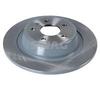 2x Disco freno Assale posteriore pieno 50 10 4853 SWAG per FORD MONDEO V Turnier