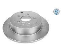 2x Disco freno Assale posteriore pieno 53-15 523 0013/PD MEYLE per LAND ROVER