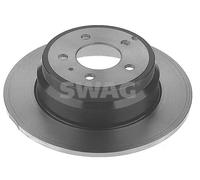 2x Disco freno Assale posteriore pieno 55 91 1455 SWAG per VOLVO 850 S70 V70 I