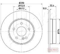 ASHIKA 61-00-0507C Disco freno