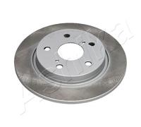 2x Disco freno Assale posteriore pieno 61-02-234C ASHIKA per TOYOTA AURIS