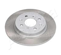 2x Disco freno Assale posteriore pieno 61-04-418C ASHIKA per HONDA JAZZ III