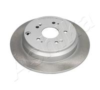 2x Disco freno Assale posteriore pieno 61-04-444C ASHIKA per HONDA CR-V II
