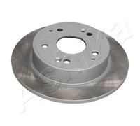 2x Disco freno Assale posteriore pieno 61-04-446C ASHIKA per HONDA