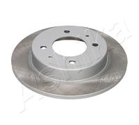 2x Disco freno Assale posteriore pieno 61-05-596C ASHIKA