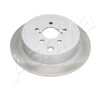 2x Disco freno Assale posteriore pieno 61-07-708C ASHIKA per SUBARU TOYOTA