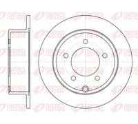 Remsa Disco freno 61025.00 posteriore pieno Ø262 mm 2x