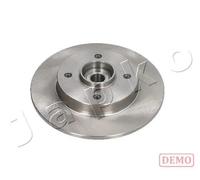 2x Disco freno Assale posteriore pieno 610618C JAPKO per PEUGEOT CITROËN