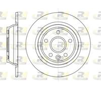 2x Disco freno Assale posteriore pieno 61167.00 ROADHOUSE per FORD VOLVO