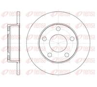 2x Disco freno Assale posteriore pieno 6124.00 REMSA per AUDI 100 C3 Tre volumi