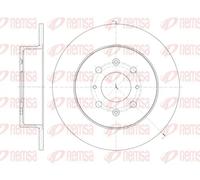 2x Disco freno Assale posteriore pieno 61352.00 REMSA per HONDA CIVIC VII Coupé