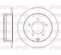 Remsa Disco freno 61377.00 posteriore pieno Ø262 mm 2x