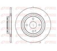 2x Disco freno Assale posteriore pieno 61379.00 REMSA per MAZDA MX-5 II