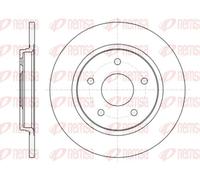 2x Disco freno Assale posteriore pieno 61394.00 REMSA per FIAT CHRYSLER DODGE