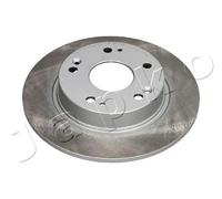 2x Disco freno Assale posteriore pieno 61412C JAPKO per HONDA