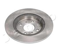 2x Disco freno Assale posteriore pieno 61418C JAPKO per HONDA JAZZ III INSIGHT