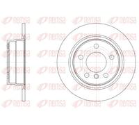 2x Disco freno Assale posteriore pieno 61450.00 REMSA per BMW 1 2 Coupé
