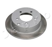 JAPKO Disco freno 61517C Ø262 mm posteriore pieno per Mitsubishi Lancer VIII 2 pezzi