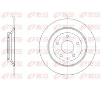 2x Disco freno Assale posteriore pieno 61518.00 REMSA per MAZDA CX-5