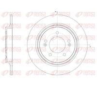 REMSA 61571.00 Disco freno
