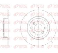 2x Disco freno Assale posteriore pieno 61660.00 REMSA per MAZDA MX-5 IV