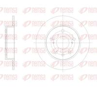 2x Disco freno Assale posteriore pieno 61666.00 REMSA per SUZUKI SX4 S-CROSS