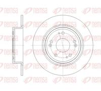 2x Disco freno Assale posteriore pieno 61811.00 REMSA per HONDA HR-V