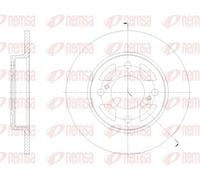 2x Disco freno Assale posteriore pieno 62099.00 REMSA per SUZUKI SWIFT V