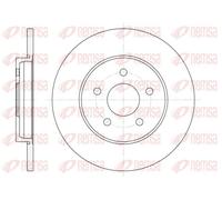 REMSA Disco freno 6661.00 Ø279,8 mm posteriore pieno per Ford Mondeo III Jaguar 2x