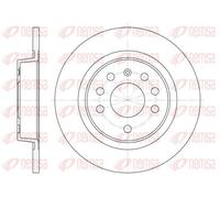 2x Disco freno Assale posteriore pieno 6688.00 REMSA per OPEL SAAB FIAT CADILLAC