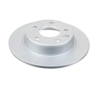 2x Disco freno Assale posteriore pieno 672512 VALEO per VW FORD SEAT