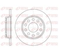 REMSA Disco freno 6731.00 - Posteriore pieno Ø255 mm - 2x