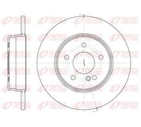 Remsa Disco freno 6801.00 assale posteriore Ø290 mm pieno 2x per Mercedes-Benz Classe E (W210/S210)