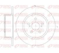 2x Disco freno Assale posteriore pieno 6878.00 REMSA per TOYOTA AVENSIS