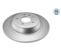 2x Disco freno Assale posteriore pieno 715 523 0032/PD MEYLE per FORD