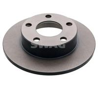 2x Disco freno Assale posteriore pieno 99 99 0010 SWAG per AUDI VW