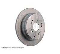 2x Disco freno Assale posteriore pieno ADH243105 BLUE PRINT per HONDA CR-V III