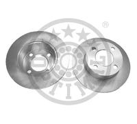 2x Disco freno Assale posteriore pieno BS-1220C OPTIMAL per AUDI COUPE B3 90 B3