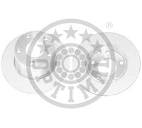 2x Disco freno Assale posteriore pieno BS-5130C OPTIMAL per AUDI VW