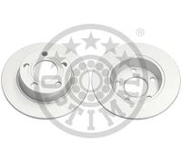 OPTIMAL Disco freno BS-7520C posteriore pieno Ø254,5 mm 2 pezzi per Audi A6 C5