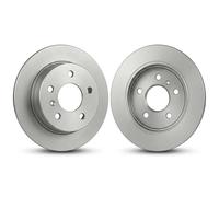 OPTIMAL 2x Disco freno BS-7812C posteriore pieno Ø258 mm per Mercedes-Benz W169 Classe B