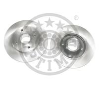 2x Disco freno Assale posteriore pieno BS-7934C OPTIMAL per PEUGEOT CITROËN
